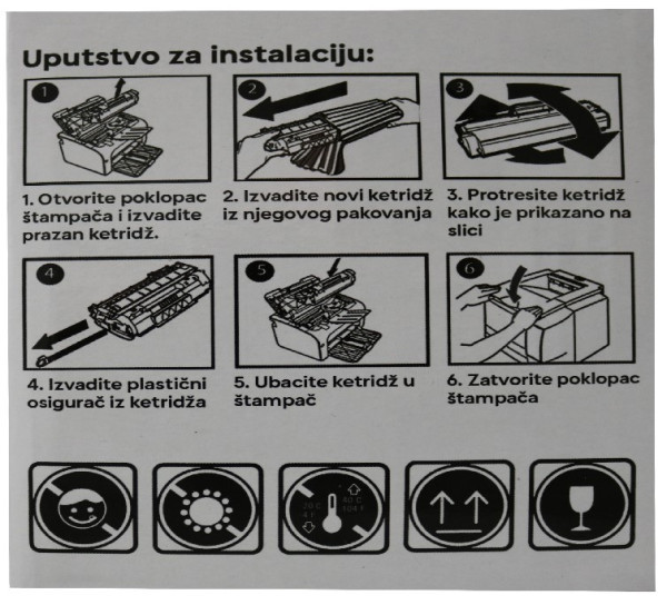 Toner Gembird W1106XL, 106A 107/135 zam. kaseta za HP Veci kapacitet 5k (sa cipom)