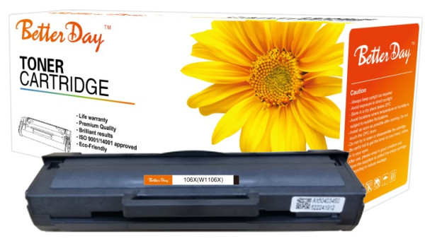 Toner BetterDay W1106X, 107/135 zam. kaseta za HP 2.5k (sa cipom)