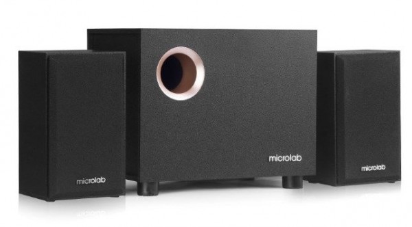 Microlab M105 Aktivni drveni zvucnici 2.1 10W RMS (5W+2×2,5W) 3,5mm