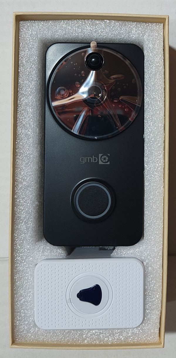 CAM-IP2MP-Z03Y GMB * Doorbell + Chime 2 mpix microSD tuya app Two-way voice (5184)