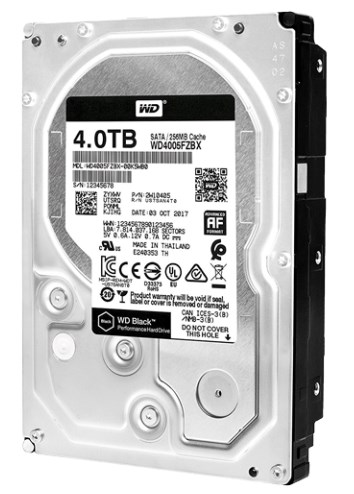 HDD WD 4TB WD4005FZBX SATA3 256MB 7200 Black