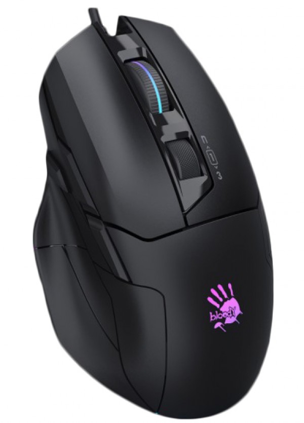 A4-W70 Max A4Tech Bloody RGB Gejmerski opricki mis, 2000Hz/100-10.000 Dpi, Black USB 126mm