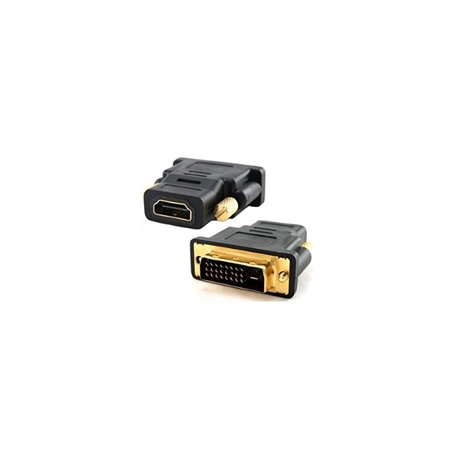Adapter E-Green DVI-I (24+5) Dual Link (M) – HDMI (F) crni