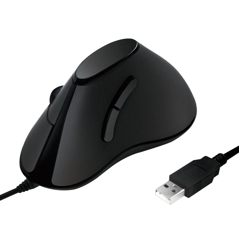 LogiLink Logilink miš vertikalni ergonomski žičani crni