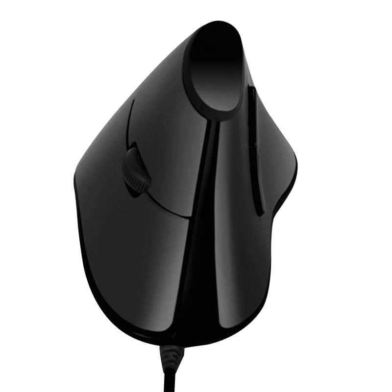 LogiLink Logilink miš vertikalni ergonomski žičani crni
