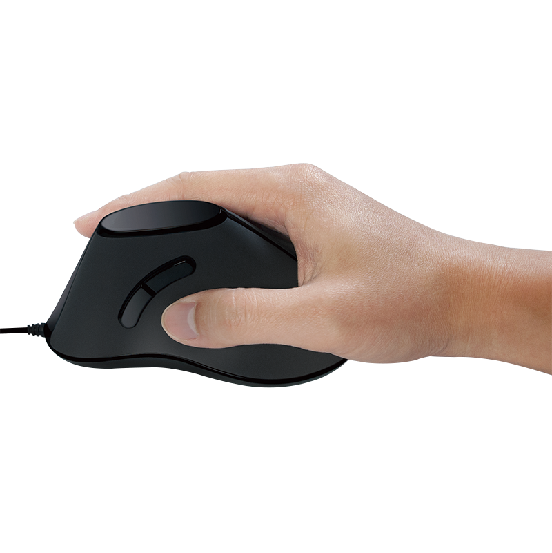 LogiLink Logilink miš vertikalni ergonomski žičani crni