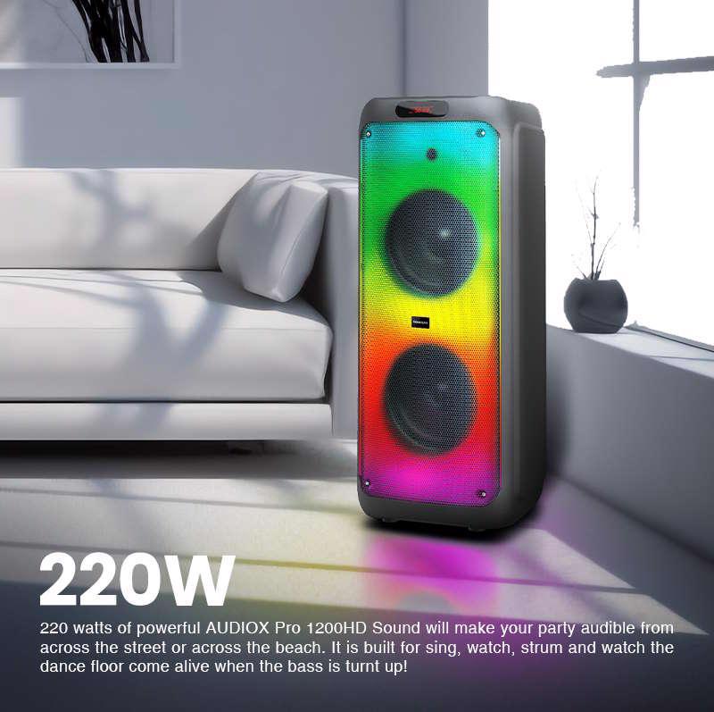 SONICGEAR Sonicgear AudioX Pro 1200HD 110W RMS RGB Bluetooth