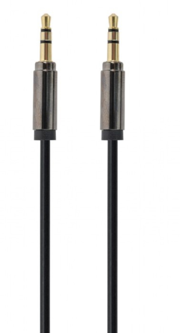 CCAP-444-1M Gembird 3.5mm stereo plug to 3.5mm stereo plug audio kabl pozlaceni konektor 1m