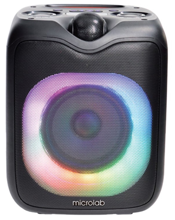 Microlab PT601W karaoke zvucnik 80W, Bluetooth, LED, 7,4V/3600mAh, Aux, USB, microSD, FM + Mic*1kom