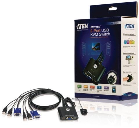 CS22U-AT * ATEN 2-port USB KVM switch sa kablovima (2899)