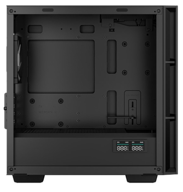 DeepCool CH360 DIGITAL mATX Kuciste,Dual Status Display, 2xLED 140mm +1x120mm, Staklena strana,USB-C