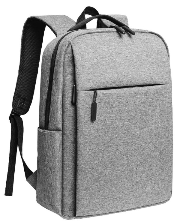 Ranac poslovni MARTIN Sivi za laptop 15,6inc 42x34x12cm USB konektor