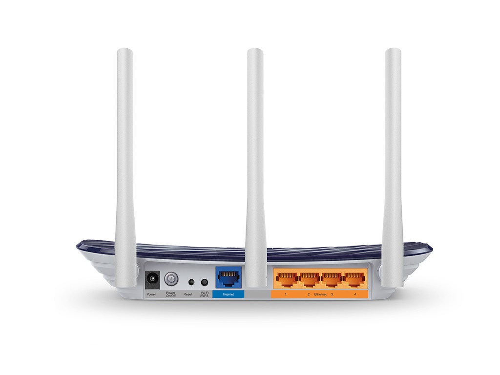 TP-Link Bežicni ruter TP-LINK ARCHER C20 Wi-Fi/AC750/433Mbps/300Mbps/1xWAN 4xLAN/3 antene