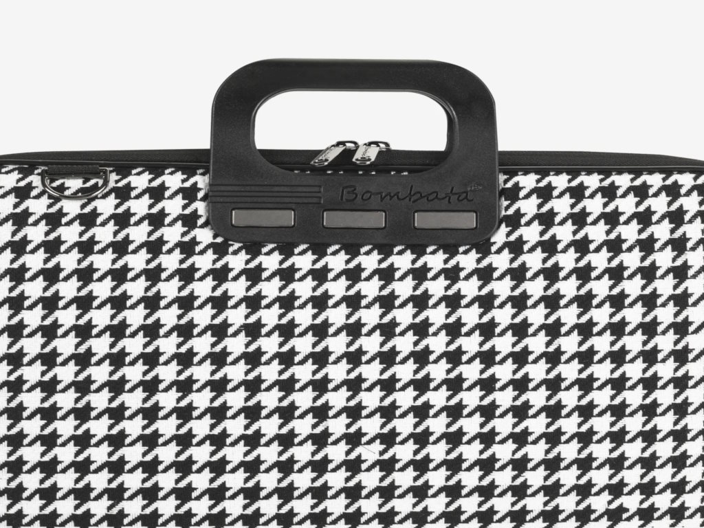 Bombata Torba BOMBATA Pied de Poule 15,6″ /Crna