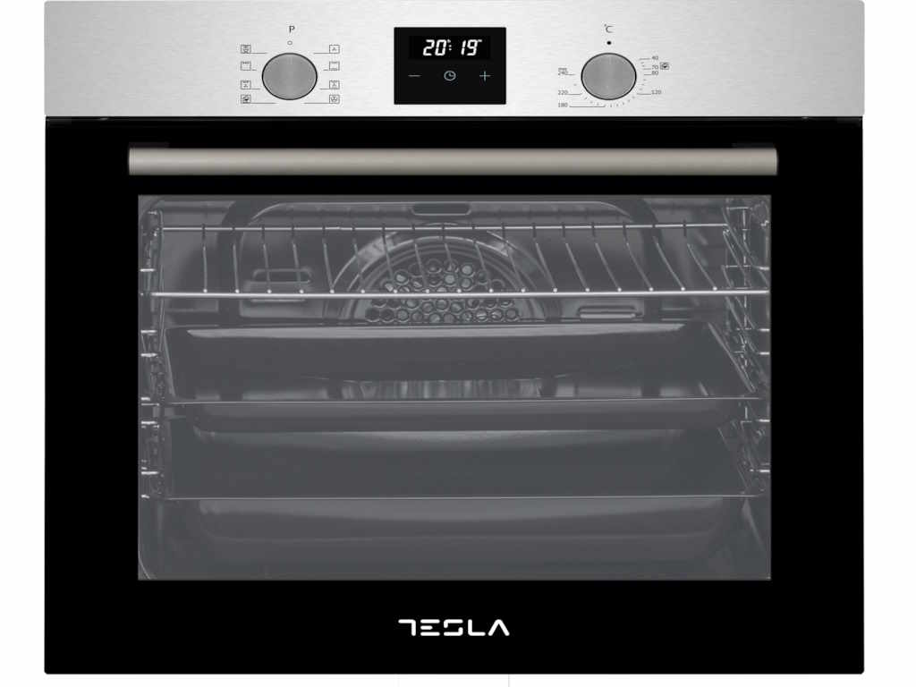 Tesla WG Ugradna rerna TESLA BO850SX ventilatorska/60L/mehanicka/inox