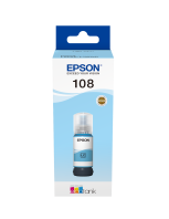 Epson 108 EcoTank Light Cyan ink bottle