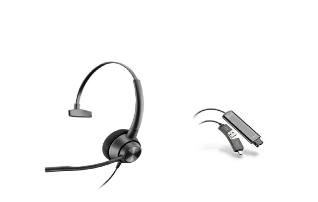 HP HP Poly Slušalice EP310 Mono QD HS TAA + Adapter 77T43AA