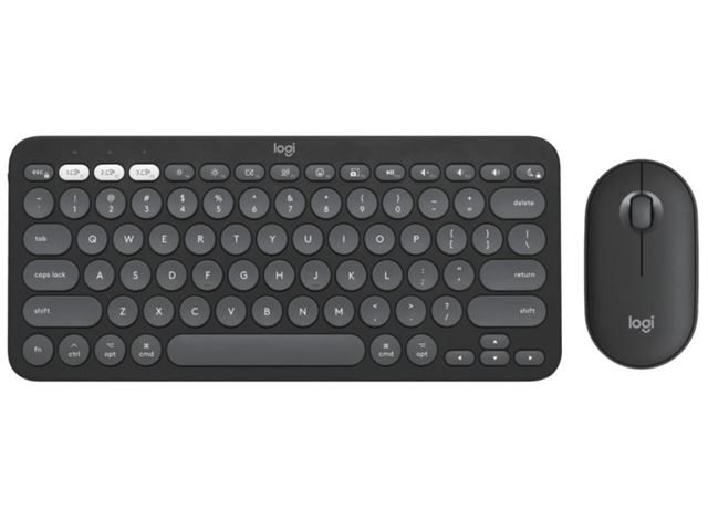 Logitech TAST + MIŠ LOGITECH Pebble 2 Combo Graphite US