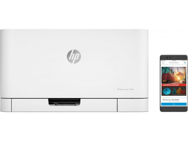 HP Štampač HP Color LaserJet 150nw 600x600dpi 18/4ppm 64MB LAN/Wireless 4ZB95A