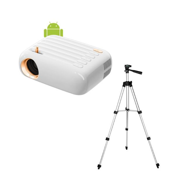 MAXBOX Projektor MAXBOX mini HQ2-A V2, torba + stalak, Android