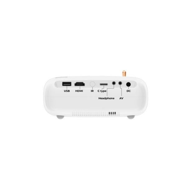 MAXBOX Projektor MAXBOX mini HQ2-A V2, torba + stalak, Android