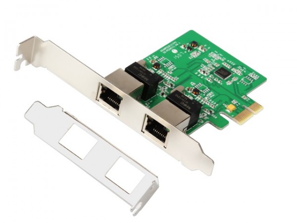 E-Green LAN PCI-Ex E-Green 2port G-bit
