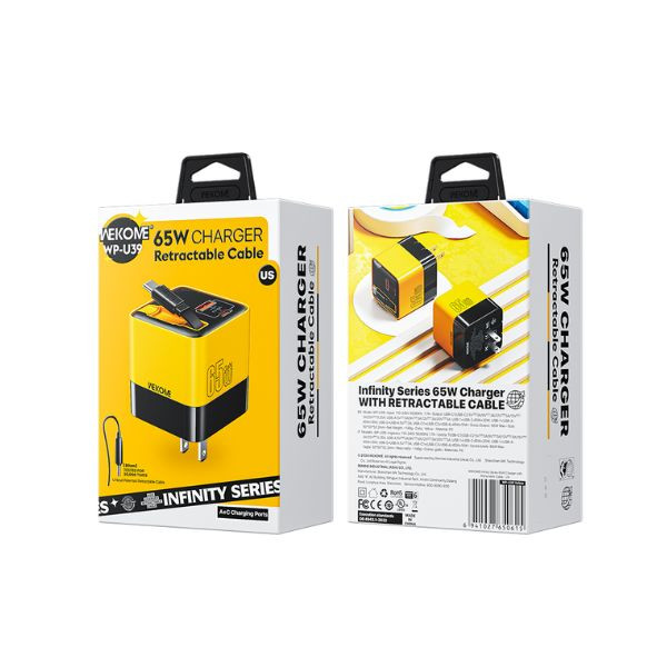 WEKOME Punjac WEKOME WP-U39 65W GaN Yellow