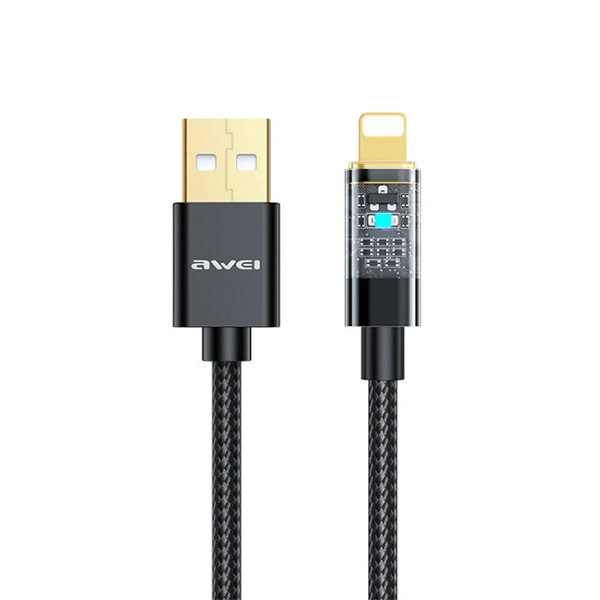 AWEI Kabl AWEI CL-139L USB-A na iPhone crni