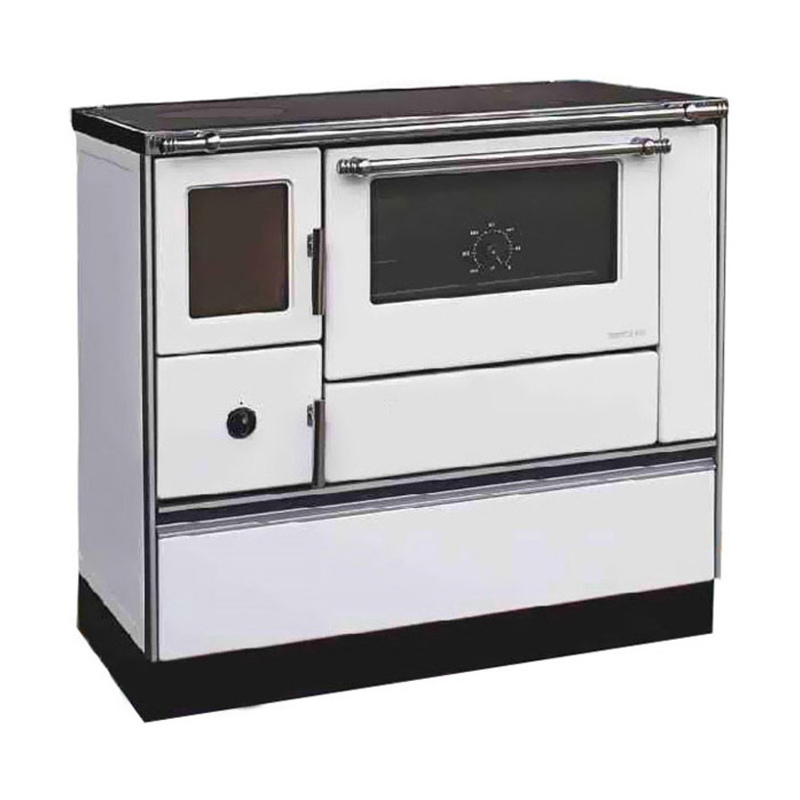 Alfa Plam Šporet na čvrsto gorivo Alfa Plam 90H Dominant, beli, desni