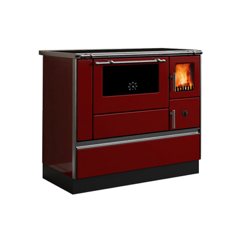 Alfa Plam Šporet na čvrsto gorivo Alfa Plam 90H Dominant, crveni, levi