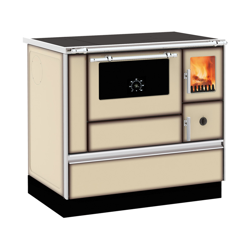 Alfa Plam Šporet na čvrsto gorivo Alfa Plam Dominant 90H Delux, kapućino, levi