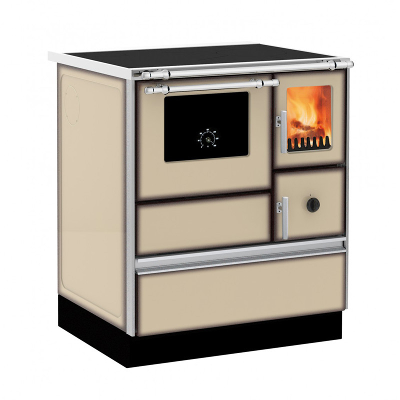 Alfa Plam Šporet na čvrsto gorivo Alfa Plam Dominant 70 Delux, kapućino, levi