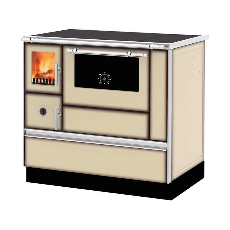 Alfa Plam Šporet na čvrsto gorivo Alfa Plam Dominant 90H Delux, kapućino, desni