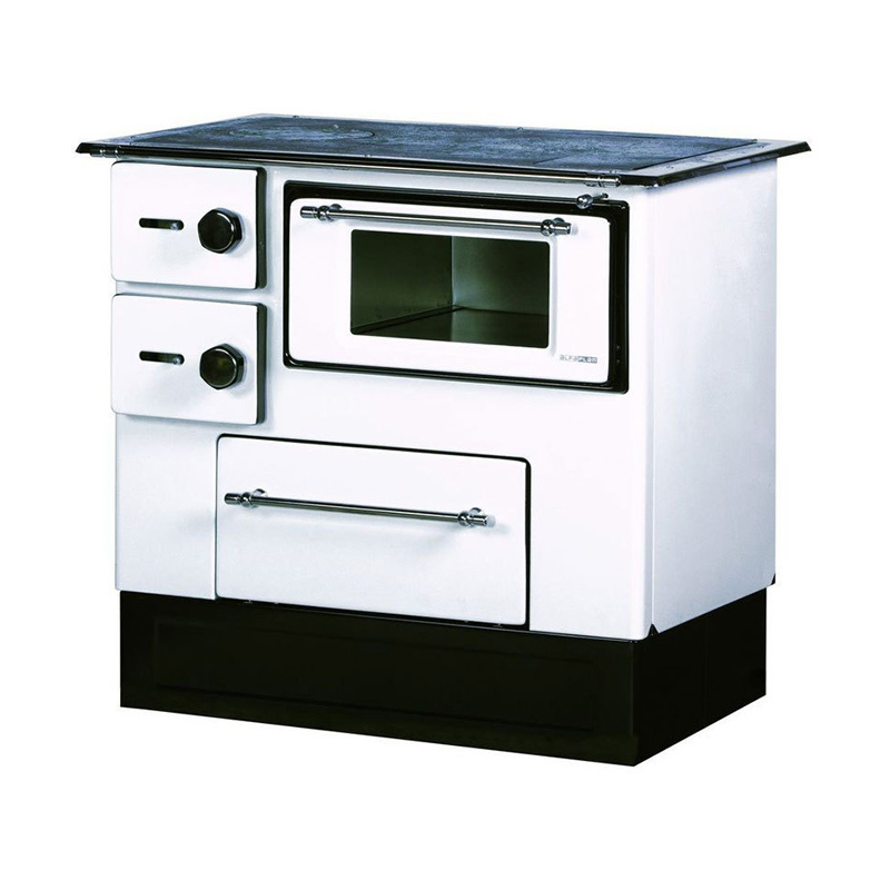 Alfa Plam Šporet na čvrsto gorivo Alfa Plam R46 2RŠ elegant, beli, desni