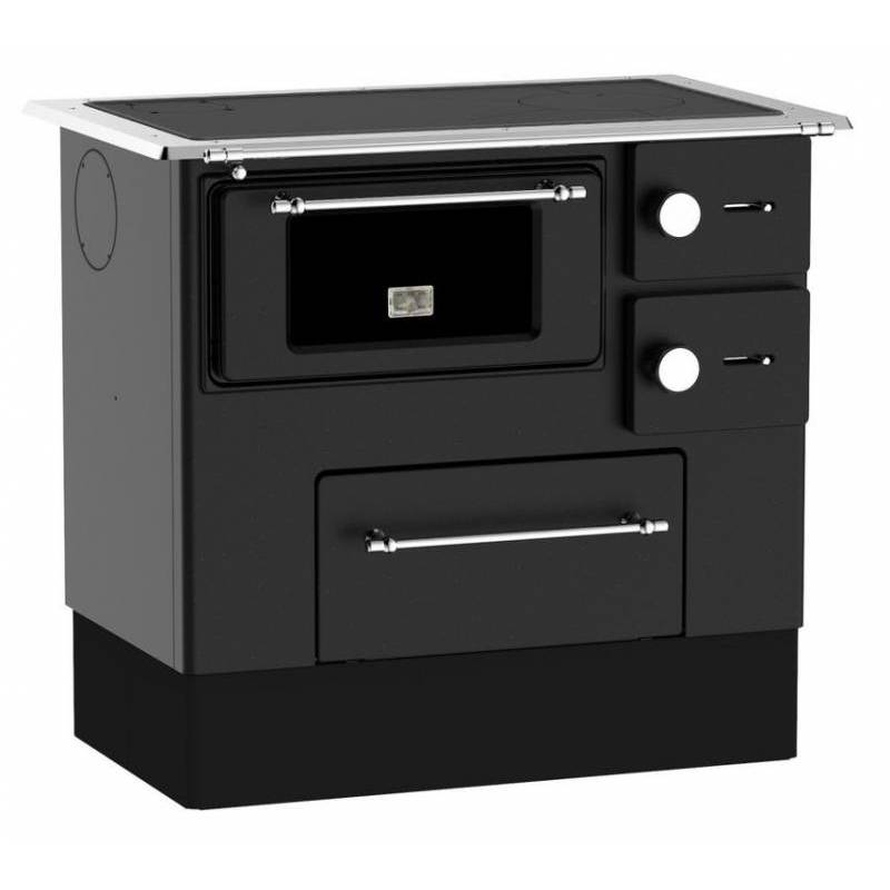 Alfa Plam Šporet na čvrsto gorivo Alfa Plam R46 Elegant 2RŠ, antracit, levi