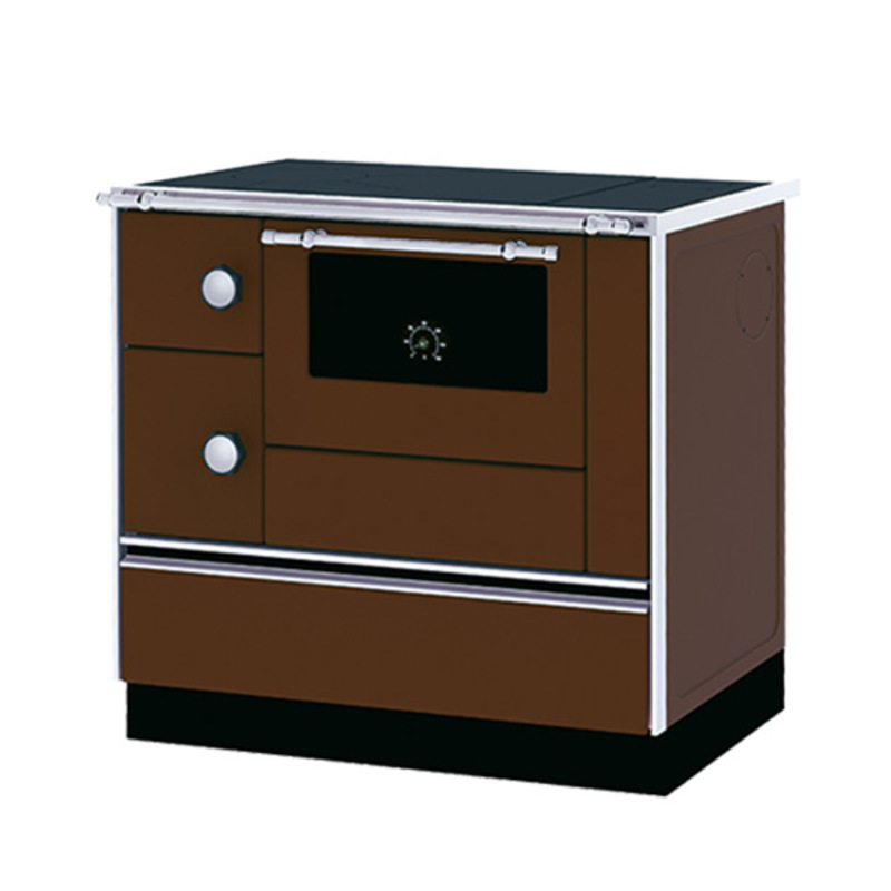 Alfa Plam Šporet na čvrsto gorivo Alfa Plam 90H Favorit R, braon, desni