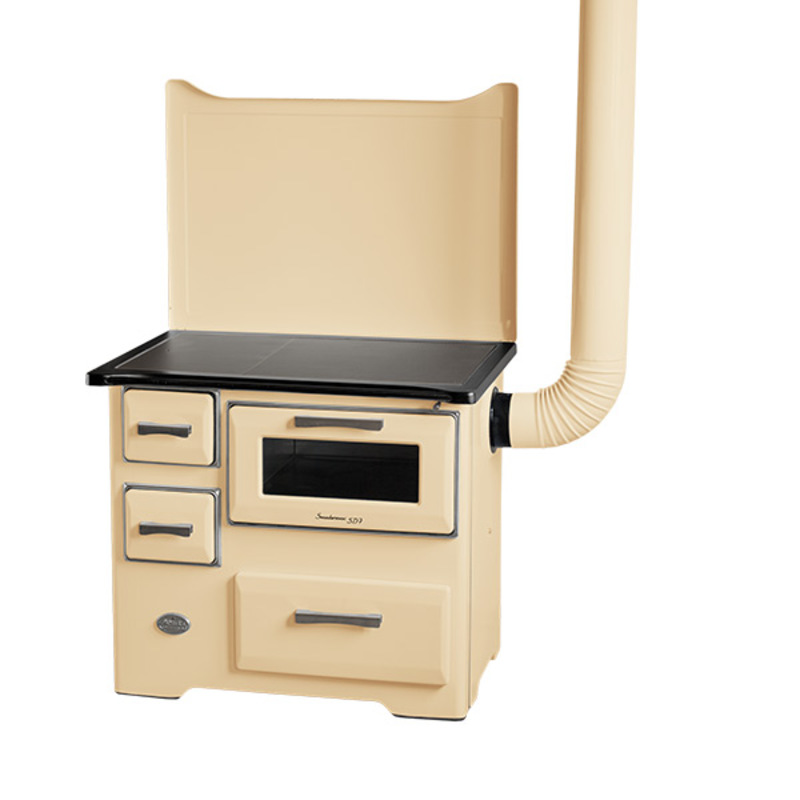 MBS Šporet na čvrsto gorivo MBS SD7 EM RS krem, desni