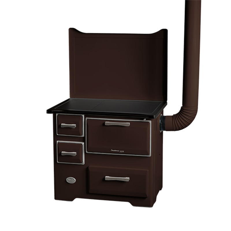 MBS Šporet na čvrsto gorivo MBS SD7 EM SL braon, desni