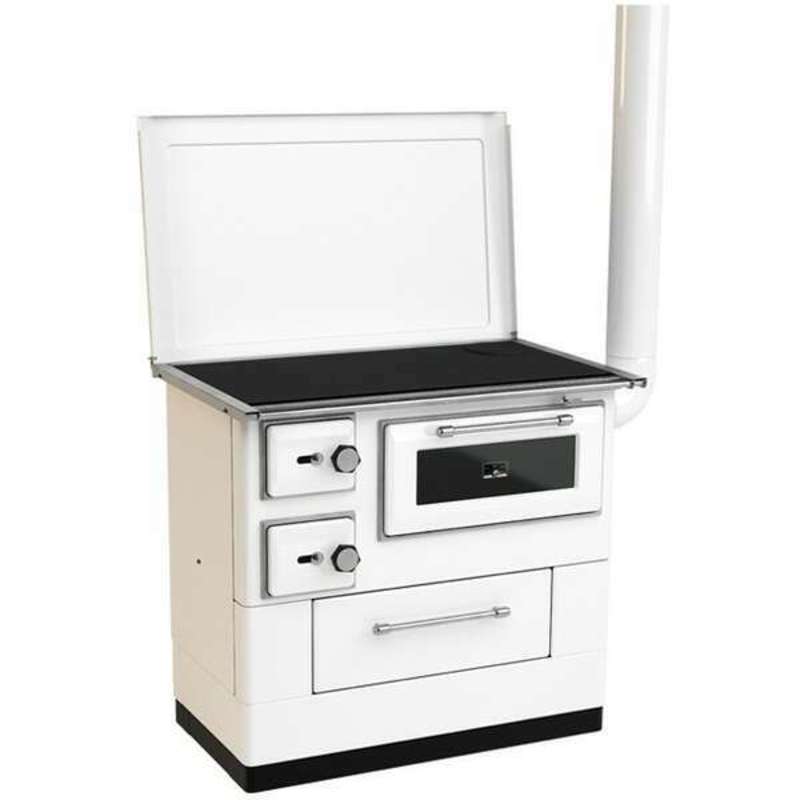 MBS Šporet na čvrsto gorivo MBS SD 10 R , beli,desni