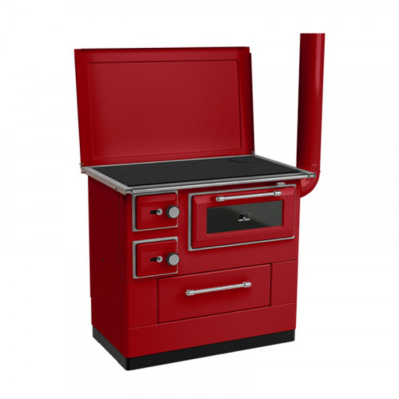 MBS Šporet na čvrsto gorivo MBS SD 10 R ,crveni,desni