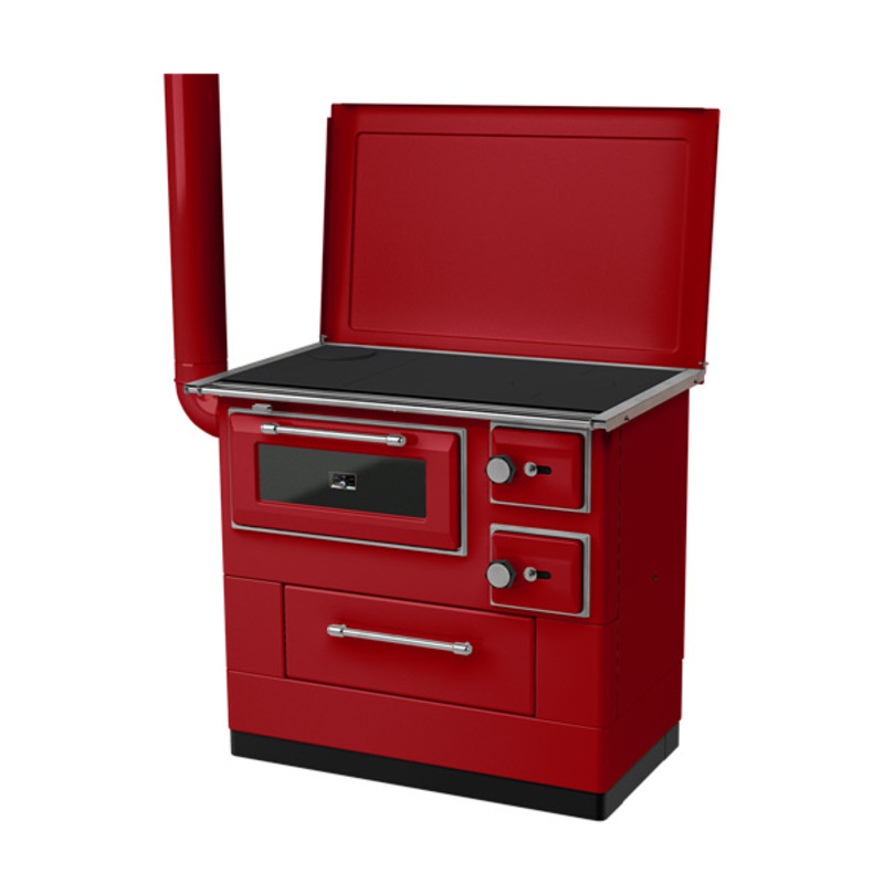 MBS Šporet na čvrsto gorivo MBS SD 10 R ,crveni,levi