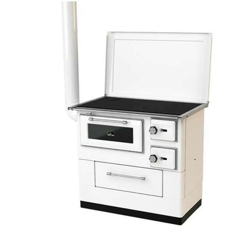 MBS Šporet na čvrsto gorivo MBS SD 10 R , beli,levi