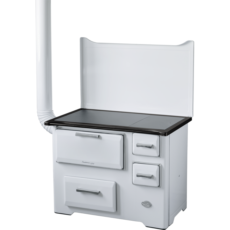 MBS Šporet na čvrsto gorivo MBS SD 9 EM SL, beli, levi