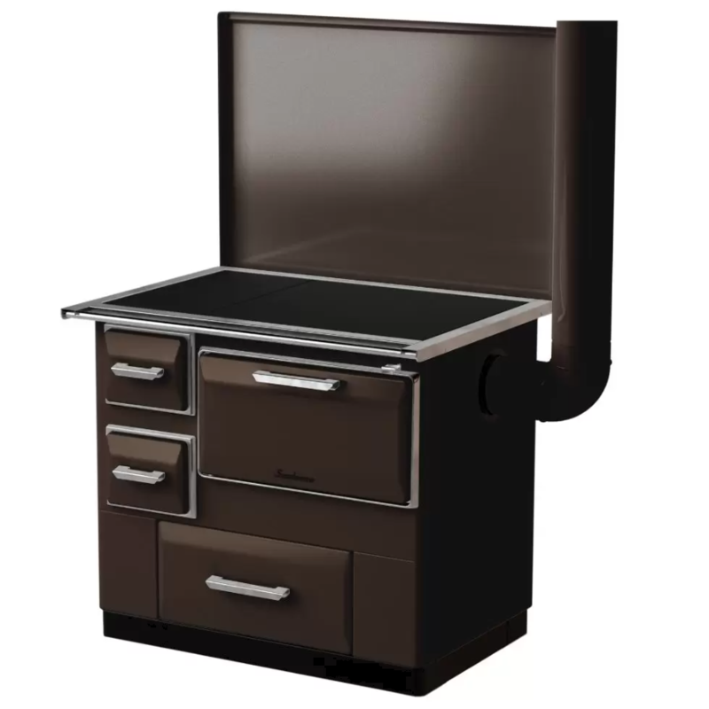 MBS Šporet na čvrsto gorivo MBS SD 7 SL D braon, desni, niklovan