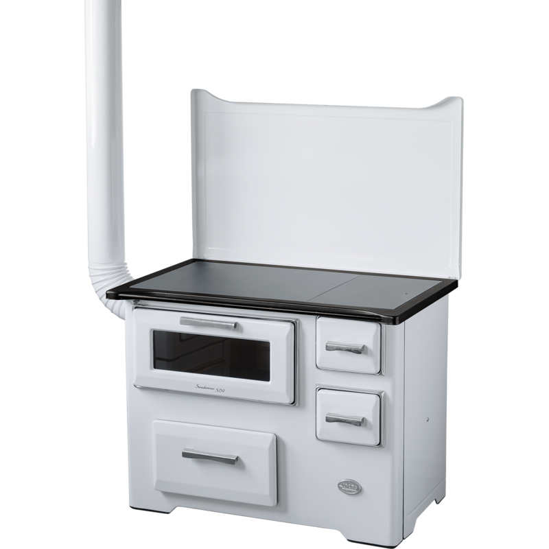 MBS Šporet na čvrsto gorivo MBS SD 9 EM RS, beli, levi