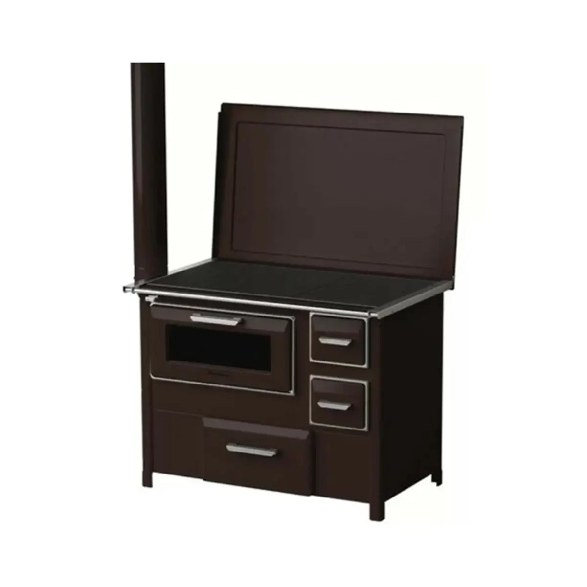 MBS Šporet na čvrsto gorivo MBS SD 9 RS braon, levi