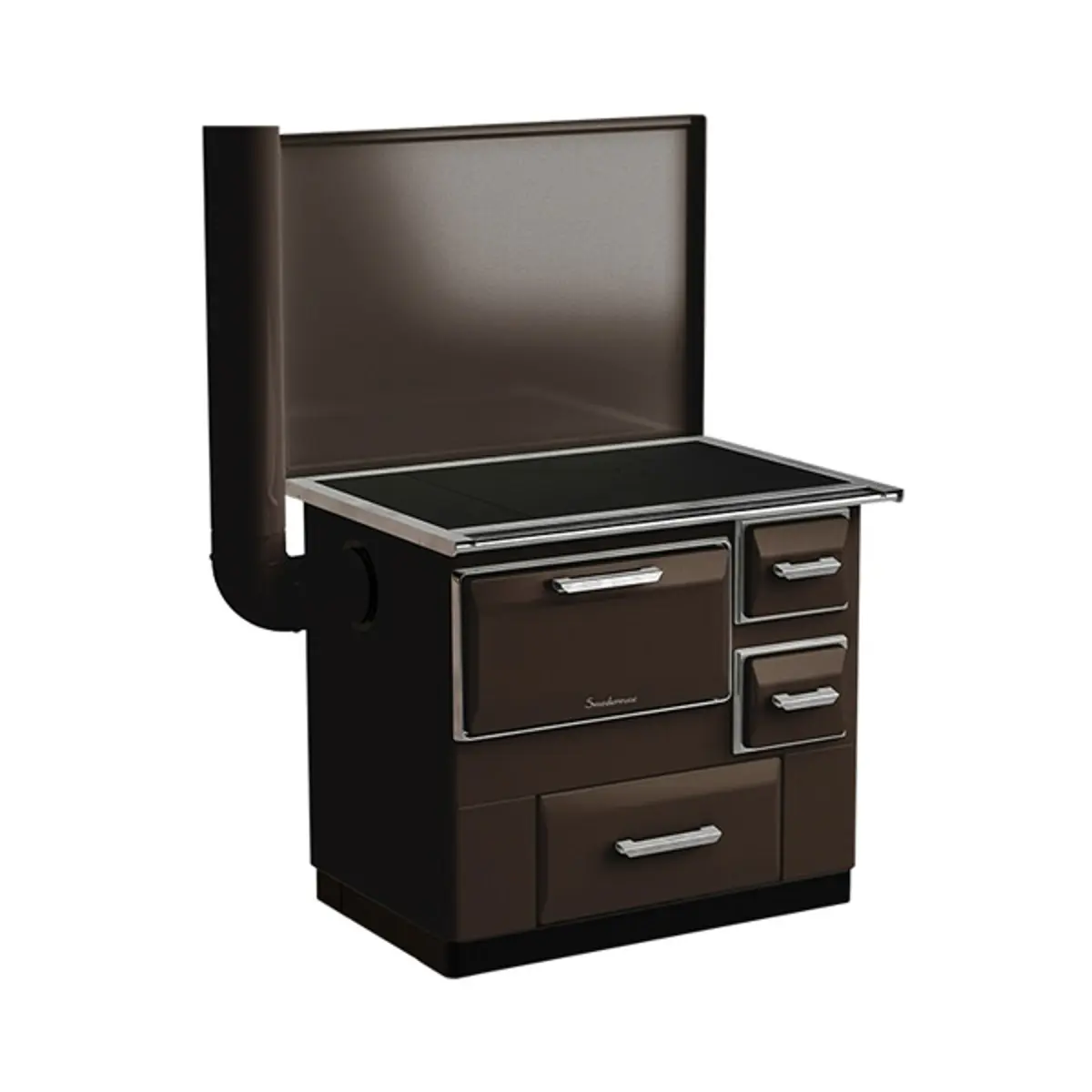 MBS Šporet na čvrsto gorivo MBS SD 7, braon, levi