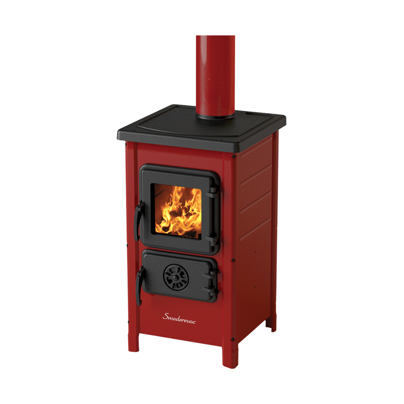 MBS Peć na čvrsto gorivo MBS Happy, crvena