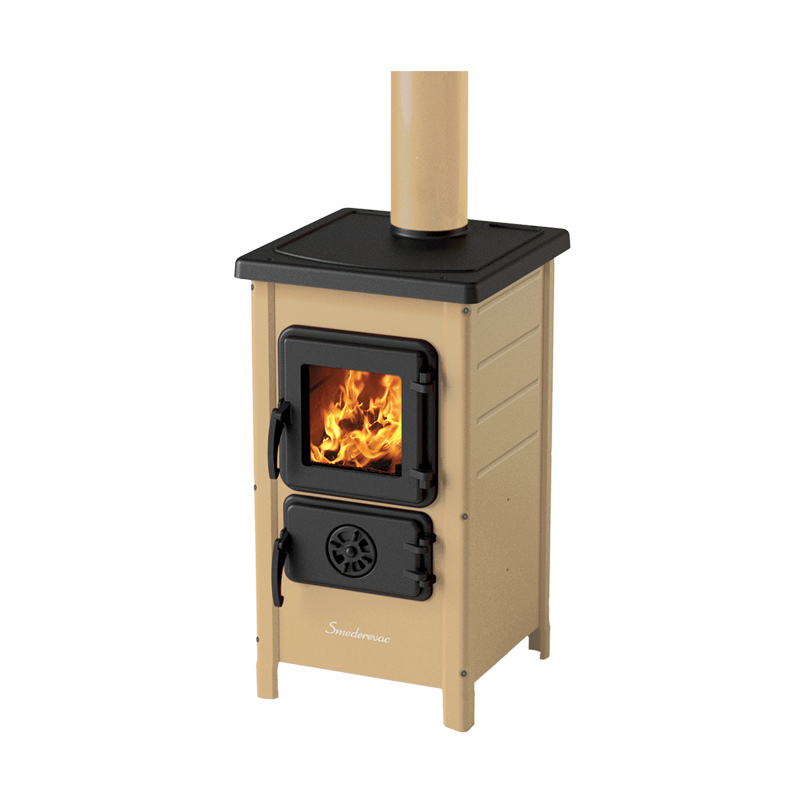 MBS Peć na čvrsto gorivo MBS Happy, krem