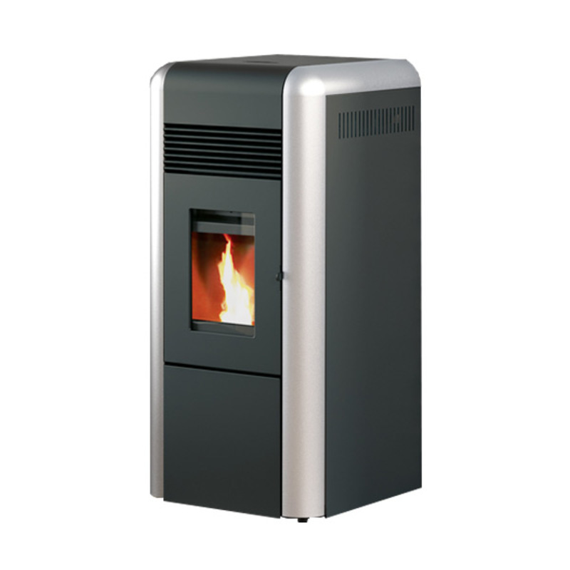Alfa Plam Peć na pelet za etažno grejanje Alfa Plam Dino, 17kW, srebrna